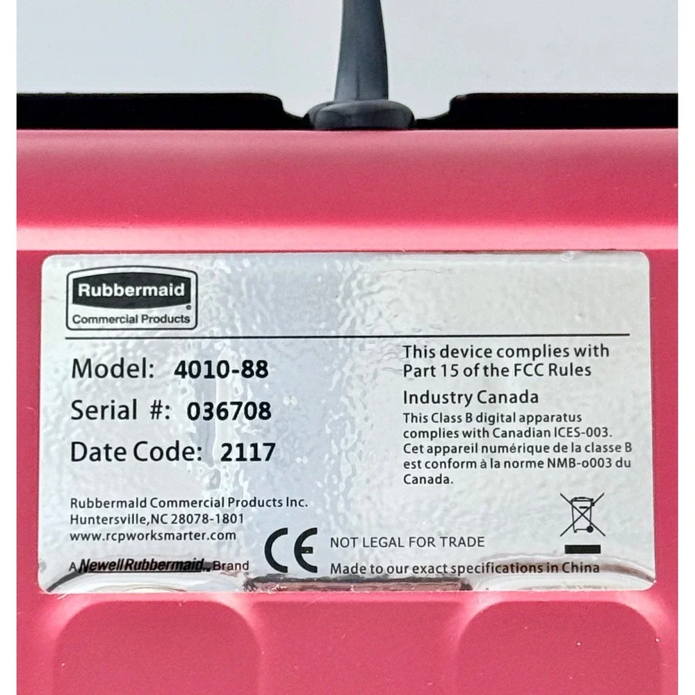 Rubbermaid 4010-88 Digital Receiving Scale Capacity 150lbs - 68kg